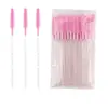 Varilla de Cristal Transfronteriza Cepillo de Silicona para Pestañas Cepillo para Cejas Polvo de Cebolla Maquillaje Mini Cepillo Pequeño Peine de Silicona Colorido para Pestañas