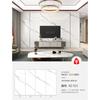 Decoración de Pared de Tablero de Cristal de Carbono 3D Panel de Pared Anticolisión de Alto Brillo PET Pared de Fondo de TV Decoración de Sala de Estar Pintura Impresa de Fondo