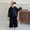 Conjunto Nuevo de Otoño 2026 para Niños, Ropa Infantil Elegante Estilo Coreano, Chaleco de Bebé para Primavera y Otoño, Sudadera, Conjunto de Tres Piezas de Moda