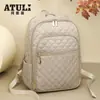 Transfronterizo Nuevo Otoño 2025 Casual Estilo Coreano Mochila Oxford para Mujer Moda Simple Urbana de Viaje para el Trabajo
