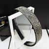 2023 Nueva Moda Transfronteriza Europea y Americana Diadema Simple de Pedrería Lujo Ligero Elegante Diadema de Diamantes Completa Dentada Accesorios para el Cabello