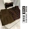Calça Marrom Maillard com Perna Curva Feminina Outono 2026 Nova Cintura Alta Casual Preguiçoso Petite Alta Inteligência Calça de Perna Larga