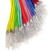 Accesorios coreanos para cadena de suéter, cuerda de cera, cuero PU, cadena para el cuello, colgante, cuerda para colgante, tejido, joyería, cuerda para collar