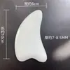 Bastão de Jade para Puxar Músculos Faciais, Bastão de Massagem para Beleza Facial, Bastão para Puxar Músculos dos Olhos, Placa de Raspagem de Pontos de Acupuntura dos Meridianos da Cabeça