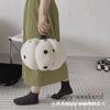 Almohada de calabaza redonda suave y adorable de celebridad de Internet nórdica para sofá, sala de estar, soporte lumbar tridimensional, almohada de lunares para dormitorio de Halloween
