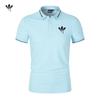 Transfronteiriço verão polo camisa dos homens esportes casuais top lapela moda t- camisa de manga curta novo local