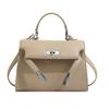 Bolsas para Mulheres 2025 Nova Bolsa Kelly Luxo Acessível de Ponta Nicho Couro Macio Bolsa Transversal Moda Bolsa de Mão para Ombro