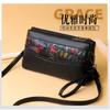 Bolso de Mujer con Textura de Piel de Cabra Genuina 2024 Nuevo Bolso de Mano Suave de Cuero Multicapa Bolso de Hombro Cruzado para Madres de Mediana Edad