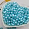Perlas sueltas de imitación de ABS brillante de 3-12 mm, accesorios de joyería para bricolaje, protección del medio ambiente, perlas redondas de plástico ABS, venta al por mayor
