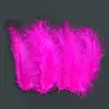 Pluma de Pavo Colorida DIY Hecha a Mano Material de Pluma Decorativa Cola Puntiaguda Bola de Terciopelo Ondulada Material de Relleno para Caja de Regalo Atrapasueños