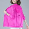 Ropa de protección solar transfronteriza de margaritas para mujer, anti-ultravioleta, de manga larga, verano 2024, para madres de mediana edad, abrigo fino, tendencia de estilo extranjero