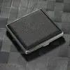 Estuche para Cigarrillos Portátil Chaobo Material de Imitación de Cuero Cerrado Plástico Empaque de Cartón Negro