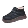 Zapatos de Mujer Transfronterizos Invierno Casual Más Terciopelo Exterior Cálidos Botas de Nieve Caña Media Cómodos Antideslizantes Zapatos de Algodón Zapatos de Madre