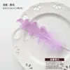 Shangjin Colorido Pluma Crecimiento Natural Rizado DIY Flores Ramo Empaque Accesorios Combinación de Atmósfera