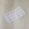 Caja de Embalaje de Papelería de Fabricante Fijo de 11 Compartimentos Cuadrada Transparente de Plástico Ecológico Juguete Educativo Caja de Almacenamiento de Cuentas Caja de Almacenamiento de Artículos de Pesca
