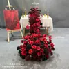 Arreglos florales para fiestas de cumpleaños, flores de mesa tipo cascada, guirnaldas de flores colgantes, exhibiciones decorativas para ventanas, arreglos florales colgantes, flores para decoración de bodas y compromisos
