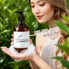 Shampoo e Gel de Banho com Fragrância de Chá Branco de Longa Duração, Shampoo Especial para Hotéis e Barbearias, Grande Recipiente Reutilizável