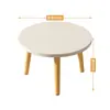 Mesa Redonda Pequeña para Ventana Saliente, Mesa Kang de Dormitorio, Mesa de Café Pequeña, Mesa Baja de Té Tatami para Apartamento Pequeño, Mesa Baja Pequeña de Piso para el Hogar