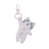 Colgante de Gato Llavero de Mano Gato Ragdoll Lindo Colgante para Mochila Escolar Colgante para Bolso Regalo para Niñas