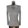 Comércio Exterior Roupas Femininas Coreano Dongdaemun Nova Moda Slim Sexy Gola V Cor Sólida Suéter de Tricô Versátil Manga Longa