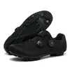 Zapatos de ciclismo transfronterizos, zapatos de ciclismo de carretera con mecanismo de auto-bloqueo, zapatos de suela dura para bicicleta de montaña, zapatos de ciclismo para hombre, no transpirables