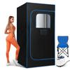 La Caja de Vapor Más Popular de Amazon en América del Norte, Caja de Sauna de Cuerpo Completo para el Hogar Transfronteriza, Vaporizador de Sudor Portátil Plegable