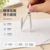 Compás metálico simple para estudiantes, juego portátil, herramientas de dibujo especializadas para exámenes de primaria y secundaria, compás en caja al por mayor