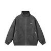 Chaqueta de Cuero PU Estilo Americano Vintage para Hombres y Mujeres Primavera y Otoño Nueva Moda Marca Suelta Cuello Retro Chaqueta de Aviador para Pareja