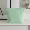 Bolsa de Cosméticos Seersucker, Neceser Portátil, Bolsa de Cosméticos Simple de Moda Rayada, Bolsa de Cosméticos de Mano, Bolso de Mujer