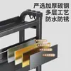 Prateleira de armazenamento para bancada de cozinha, porta-utensílios de cozinha multifuncional, porta-facas, hashi, caixa de armazenamento para potes de sal e temperos, porta-temperos