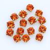 Directo de fábrica 3-10mm fondo dorado garra sencilla cristal de vidrio coser a mano taladro DIY vestido de novia vestido garra taladro
