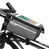 Bolsa de bicicleta transfronteriza, bolsa para tubo superior, bolsa para viga delantera, bolsa impermeable para sillín de bicicleta de montaña, venta al por mayor de equipo para ciclismo al aire libre