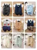 Ropa de bebé verano ropa de bebé clase a recién nacido un año caballero mameluco de manga corta enterizo ropa para niños