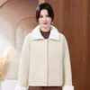 2026 Nova Roupa para Mãe Outono/Inverno Meia-Idade Petite Pequena Estilo Fragrância Elegante Emagrecedor Valoriza Plus Size Moda Versátil Jaqueta