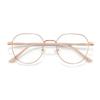 Nuevos lentes de lectura de moda anti-luz azul de alta definición montura poligonal lentes de lectura para negocios temperamento explosión de sonido temblor edad