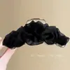 Novo Estilo Presilha de Cabelo de Renda para um Look Volumoso, Novo Modelo 2026 Presilha Elegante para a Parte de Trás da Cabeça, Presilha Grande de Tubarão