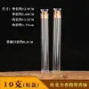 Tubo de Armazenamento de Incenso, Barril de Incenso de Sândalo, Pacote de Teste, Tubo de Incenso Acrílico com Inserção de Incenso, Tubo de Incenso de Agarwood de Plástico Altamente Transparente