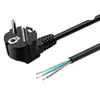 Cable de Alimentación Estándar Europeo Cobre Puro Resistente a Baja Temperatura Retardante de Llama Resistente al Frío Goma Suave Impermeable para Exteriores Cable de Alimentación Extendido Estándar Europeo