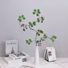 Flor Artificial Guanyinlian Novo Estilo Chinês Decoração de Casa Floricultura Decoração de Mesa de Jantar Planta Verde Flor Zen Arranjo Hotel Flor Suave