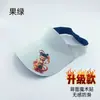 Sombrero de Sol de Verano para Niños Nezha sin Costuras de una Sola Pieza con Visera Grande, Sombrero de Sol con Protección UV, Sombrero de Sol Lindo y Versátil