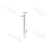 Fabricante Acero Inoxidable 316F Varilla Guía Perforación Anillo para Ombligo Anillo para Labio Anillo para Oreja/Cejas Aguja de Inserción con Rosca Externa Auxiliar Varilla Guía