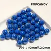 Cuentas Redondas Pequeñas Chapadas 10 mm Cuentas para DIY Accesorios Brillantes Hechos a Mano Material de Cuentas Aretes Pulsera Collar Joyería