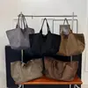 Bolso de Hombro para Estudiante de Gran Capacidad con Estampado de Leopardo Estilo Coreano, Bolso Tote Perezoso de Nicho, Bolso Femenino Chic y Moderno