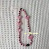 Funda para Teléfono Móvil Estilo Estrella Mismo Estilo Cadena de Perlas Estilo Ins Cadena para Colgar Memoria USB Celebridad de Internet Cadena para Colgar Joyería de Cristal Cadena para Teléfono Móvil para Mujer
