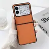 Funda Protectora Dura de Cuero Plegable con Anillo de Dibujos Animados para Teléfono Huawei Nova Flip