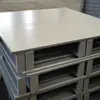Vendas por atacado de fábrica volume de negócios metal galvanizado semi-pavimentado empilhadeira palete de aço ferragens palete de ferro