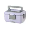 Caja de Almuerzo Eléctrica Transfronteriza Enchufable Calentamiento Eléctrico Caja de Almuerzo Gran Capacidad Doméstica para Coche Dos en Uno Caja de Almuerzo con Calentamiento Eléctrico Regalo