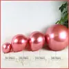 Globos de látex metálicos de 18 pulgadas para decoración de fiestas de cumpleaños, arreglos para bodas, ceremonias de apertura, globos cromados para bodas.