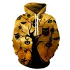 Los más vendidos en comercio electrónico transfronterizo: Colección Otoño/Primavera, Serie de Halloween, Estampado digital 3D, Sudaderas de moda unisex de corte holgado