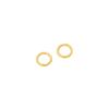 Retenção de Cor Forte Dourado Areia Acessórios para Joias DIY Atacado Anéis Abertos Banhados a Ouro 24K Colar Pulseira Materiais Artesanais Argolas de Conexão